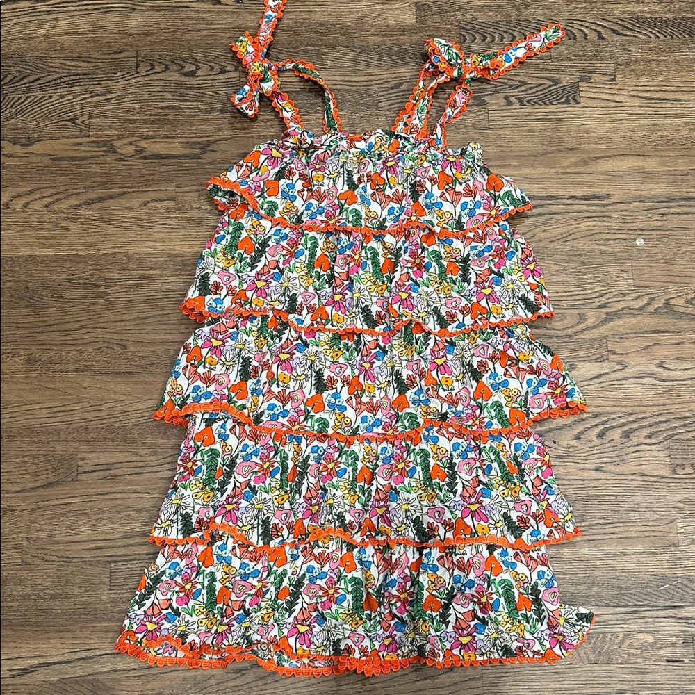 Crosby by Mollie Burch Beckett Dress Scalloped Ric Rac - Picture 2 of 4